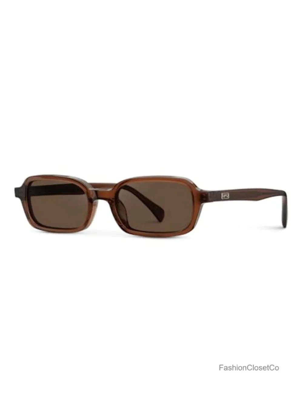 Slim Rectangular Sunglasses, Anti-Reflective Lenses, UV Protection